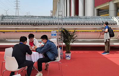 金凱地壓濾機驚艷亮相武漢砂石展