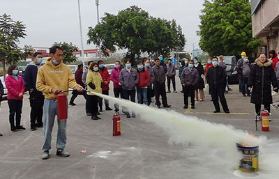 金凱地開展消防安全應急演練活動