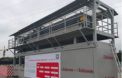 車載移動(dòng)式壓濾機(jī)在河道清淤工程是應(yīng)用