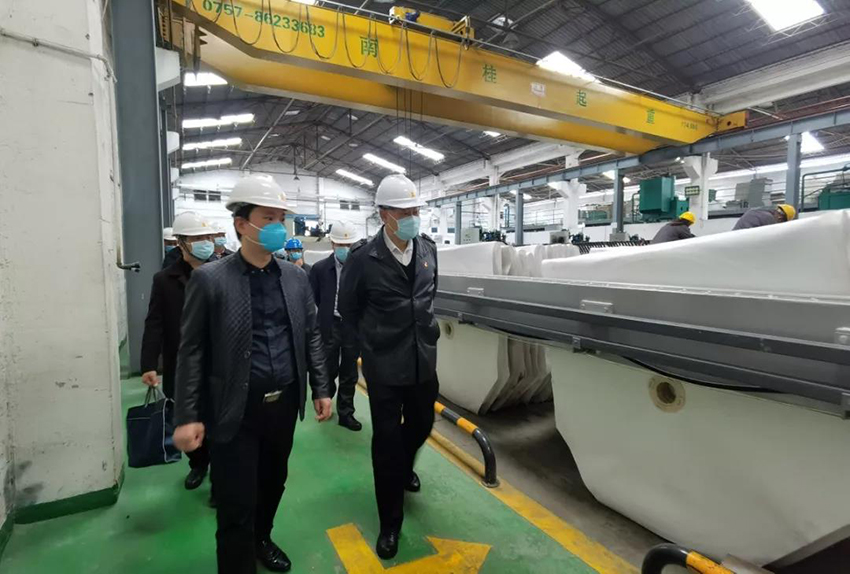 佛山市政府“企業(yè)暖春行動(dòng)”組到金凱地開展調(diào)研慰問工作